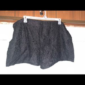 Forever 21 Black Lace Shorts